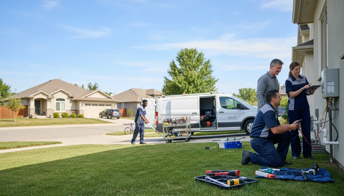 Tankless water heater service in Dickens, NE
